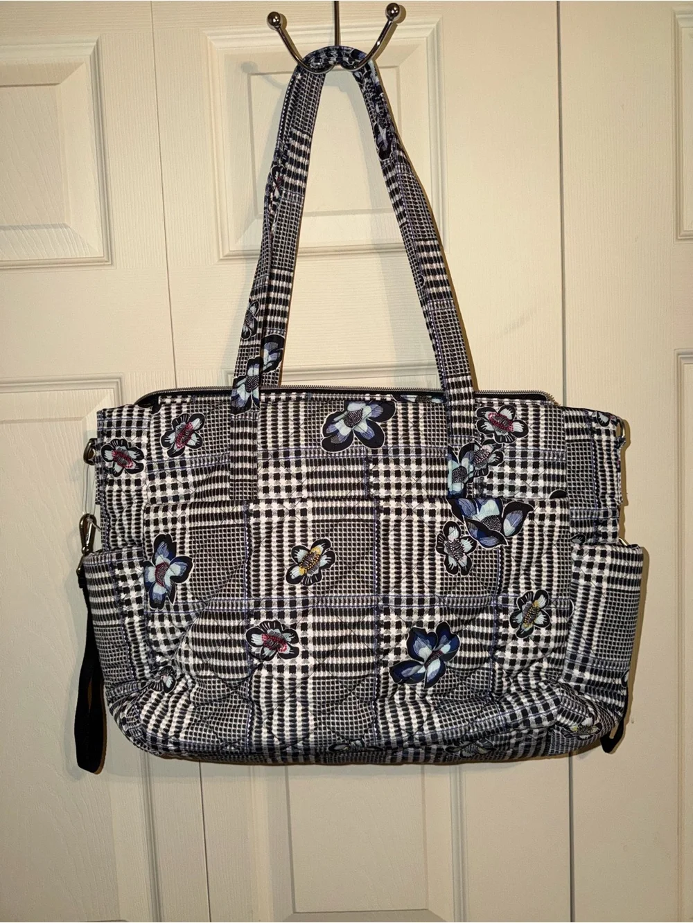 Vera Bradley Performance Twill Ultimate Baby Bag NWT Bedford Plaid